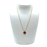 ヴァンクリーフ＆アーペル Van Cleef & Arpels ヴィンテージアルハンブラネックレス ゴールド K18YG カーネリアン ジュエリー
