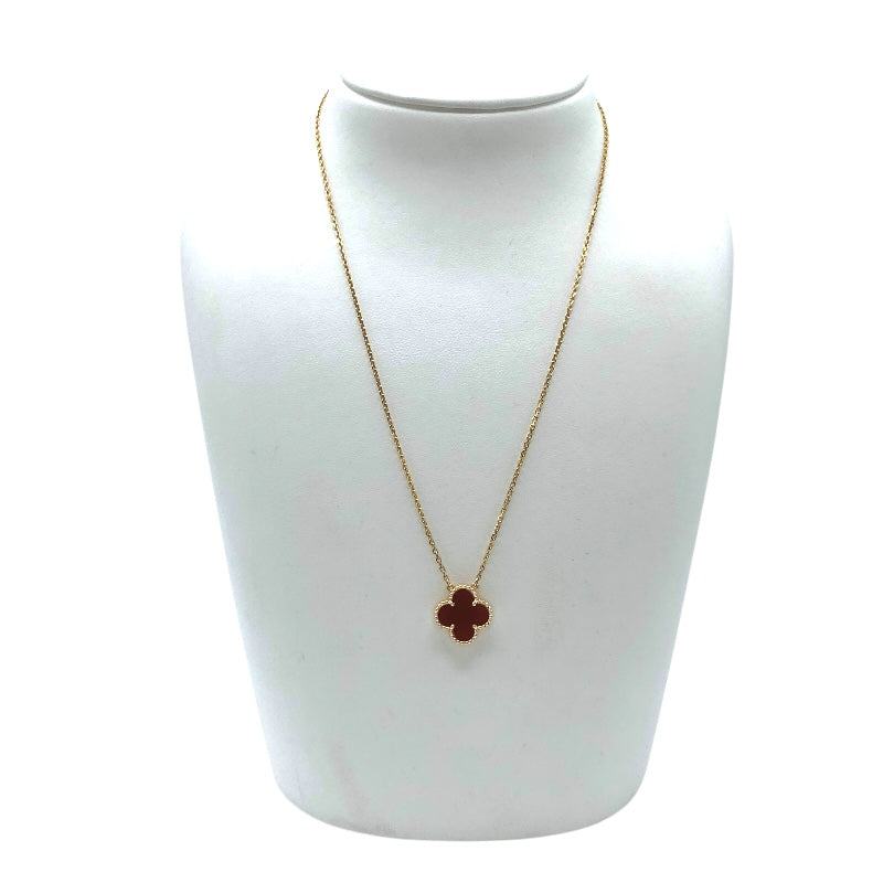 ヴァンクリーフ＆アーペル Van Cleef & Arpels ヴィンテージアルハンブラネックレス ゴールド K18YG カーネリアン ジュエリー