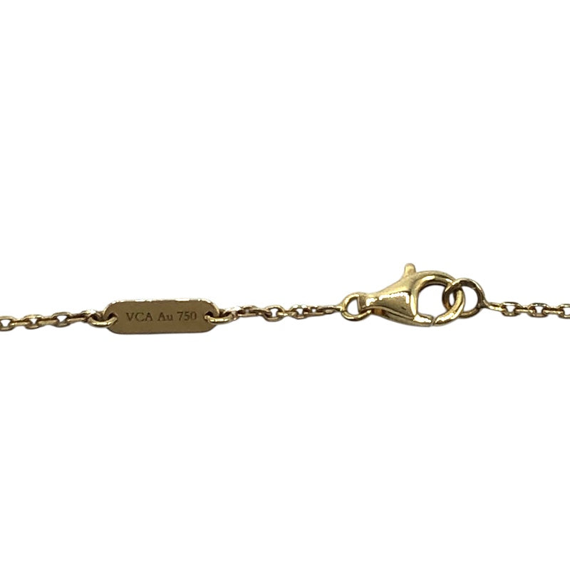 ヴァンクリーフ＆アーペル Van Cleef & Arpels ヴィンテージアルハンブラネックレス ゴールド K18YG カーネリアン ジュエリー