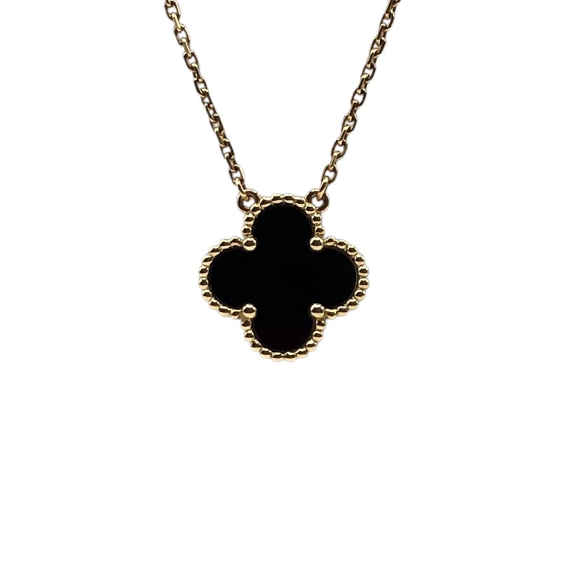 ヴァンクリーフ＆アーペル Van Cleef & Arpels ヴィンテージアルハンブラネックレス ゴールド 750/オニキス オニキス ジュエリー
