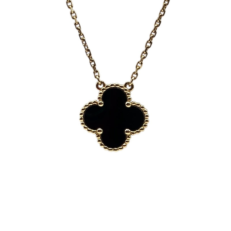 ヴァンクリーフ＆アーペル Van Cleef & Arpels ヴィンテージアルハンブラネックレス ゴールド 750/オニキス オニキス ジュエリー