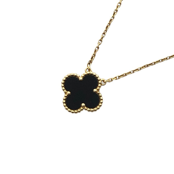 ヴァンクリーフ＆アーペル Van Cleef & Arpels ヴィンテージアルハンブラネックレス ゴールド 750/オニキス オニキス ジュエリー