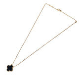 ヴァンクリーフ＆アーペル Van Cleef & Arpels ヴィンテージアルハンブラネックレス Au750 オニキス ジュエリー