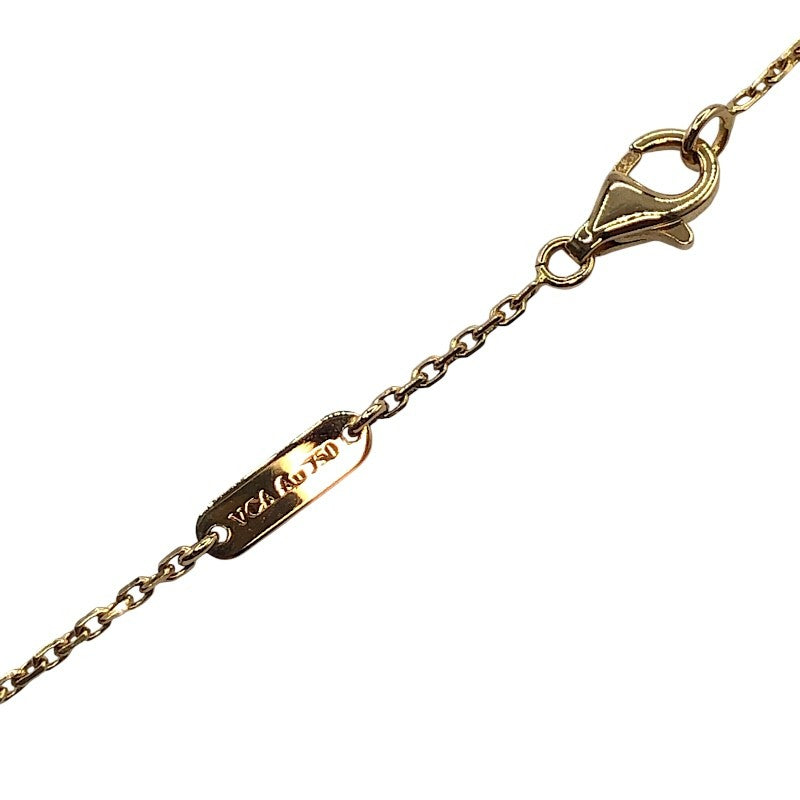 ヴァンクリーフ＆アーペル Van Cleef & Arpels ヴィンテージ アルハンブラ ネックレス Au750 カーネリアン ジュエリー