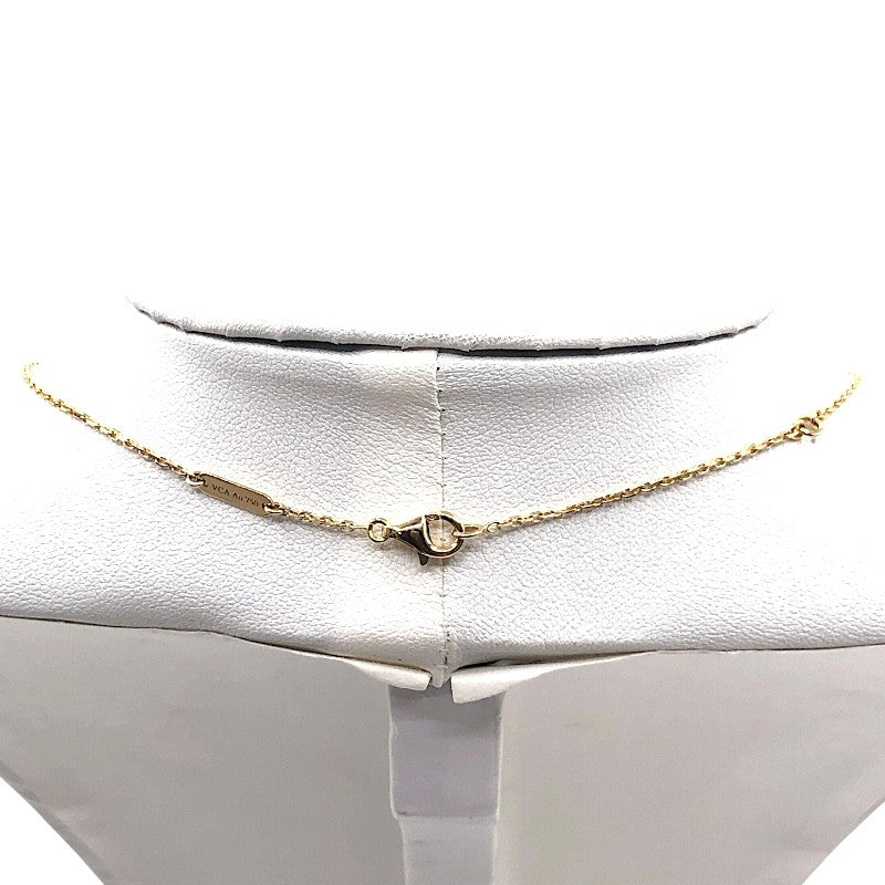 ヴァンクリーフ＆アーペル Van Cleef & Arpels ヴィンテージ アルハンブラ ネックレス Au750 カーネリアン ジュエリー