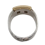 エルメス HERMES ニューヘラクレスリング シルバー×ゴールド Ag925/Au750 ジュエリー