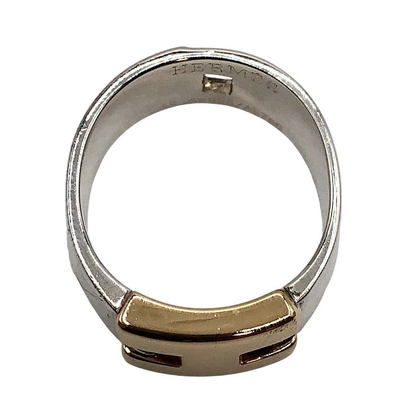 エルメス HERMES ニューヘラクレスリング シルバー×ゴールド Ag925