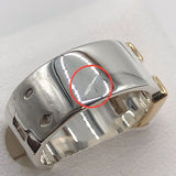 エルメス HERMES ニューヘラクレスリング シルバー×ゴールド Ag925/Au750 ジュエリー