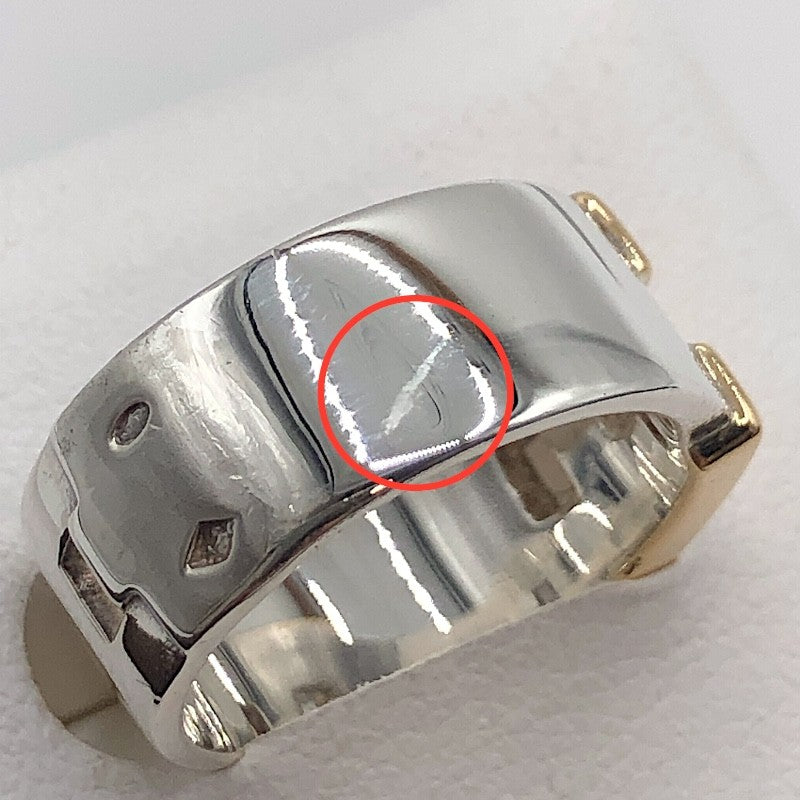 エルメス HERMES ニューヘラクレスリング シルバー×ゴールド Ag925/Au750 ジュエリー