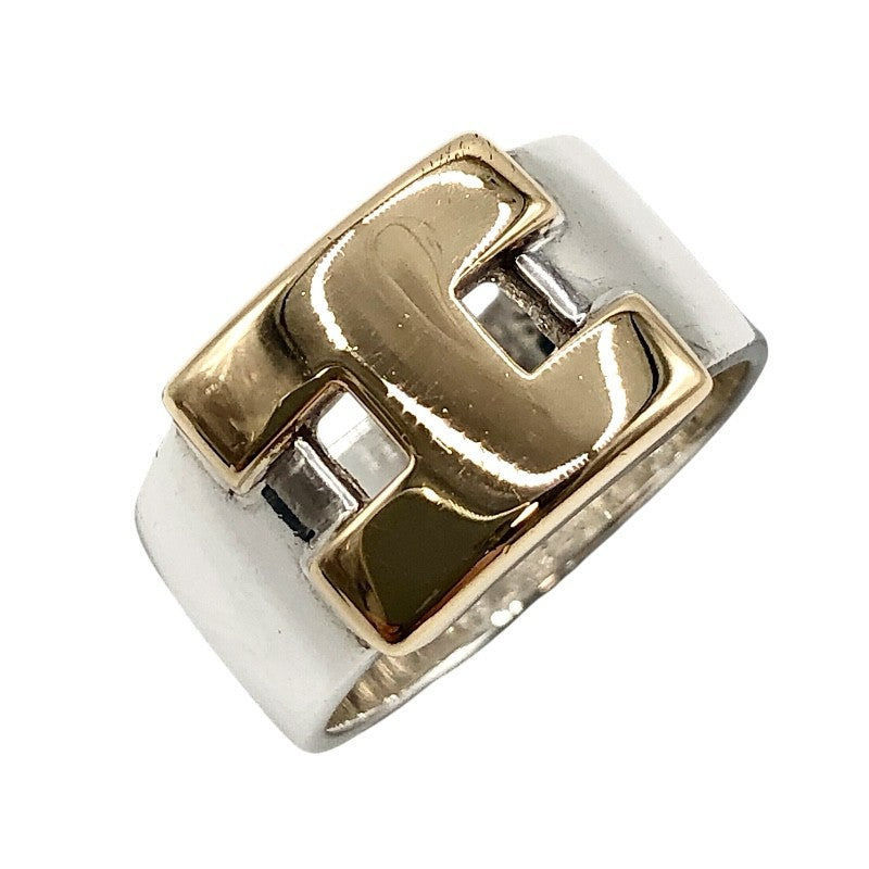 エルメス HERMES ニューヘラクレスリング シルバー×ゴールド Ag925/Au750 ジュエリー