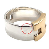 エルメス HERMES ニューヘラクレスリング シルバー×ゴールド Ag925/Au750 ジュエリー