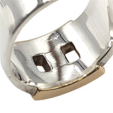 エルメス HERMES ニューヘラクレスリング シルバー×ゴールド Ag925/Au750 ジュエリー