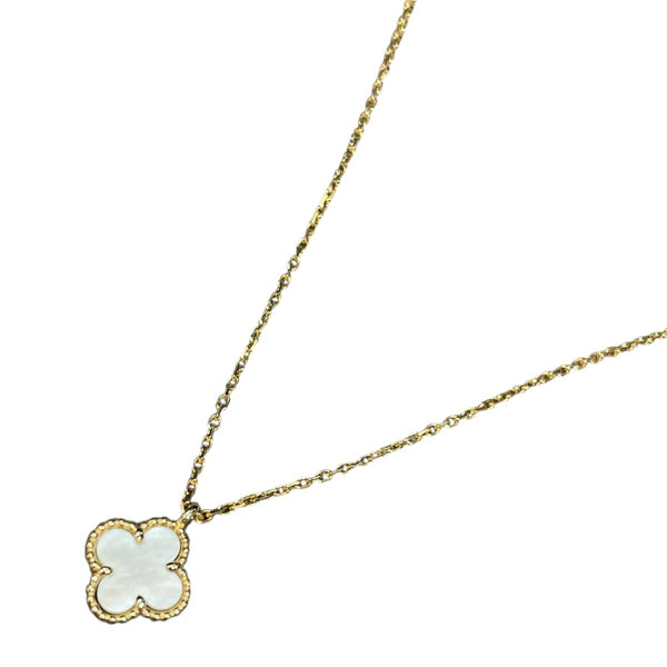 ヴァンクリーフ＆アーペル Van Cleef & Arpels スウィートアルハンブラネックレス ゴールド Au750/マザーオブパール ジュエリー