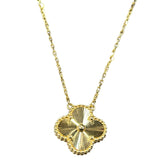 ヴァンクリーフ＆アーペル Van Cleef & Arpels ヴィンテージアルハンブラネックレス　ギヨシェ ゴールド 750YG MA ジュエリー