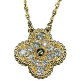 ヴァンクリーフ＆アーペル Van Cleef & Arpels ヴィンテージアルハンブラネックレス ゴールド 750YG　ダイヤモンド ジュエリー