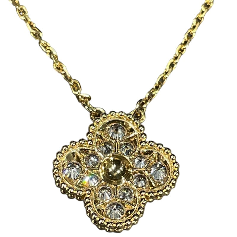 ヴァンクリーフ＆アーペル Van Cleef & Arpels ヴィンテージアルハンブラネックレス ゴールド 750YG　ダイヤモンド ジュエリー