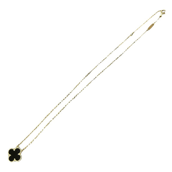 ヴァンクリーフ＆アーペル Van Cleef & Arpels ヴィンテージアルハンブラネックレス 750YG/オニキス MA ジュエリー