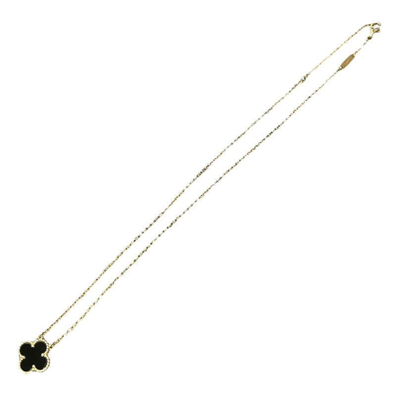 ヴァンクリーフ＆アーペル Van Cleef & Arpels ヴィンテージアルハンブラネックレス 750YG/オニキス MA ジュエリー