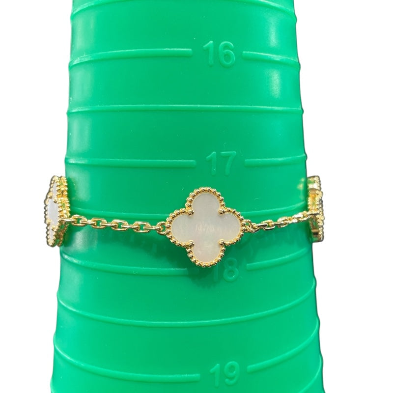 ヴァンクリーフ＆アーペル Van Cleef & Arpels ヴィンテージアルハンブラ 5Pブレス ゴールド 750/マザーオブパール ジュエリー