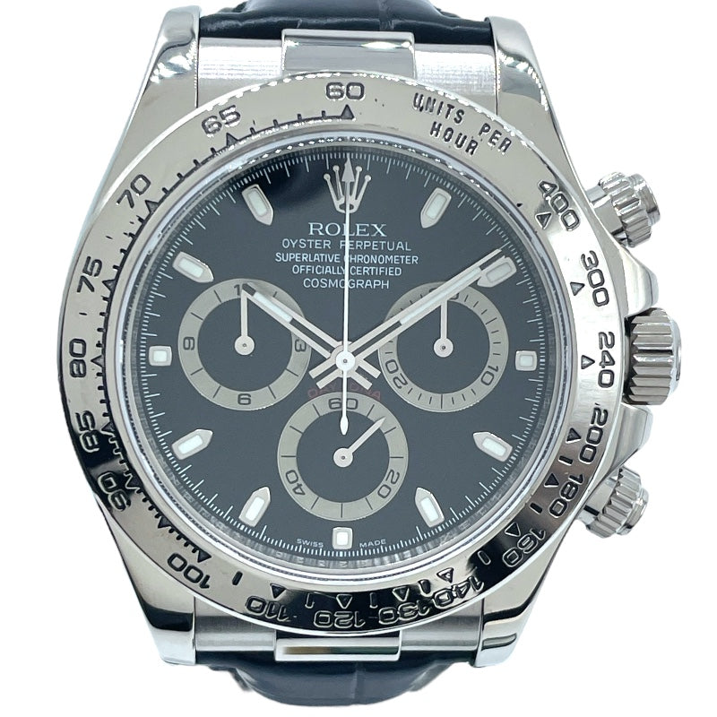 ロレックス ROLEX デイトナ 116519 ブラック K18WG メンズ 腕時計