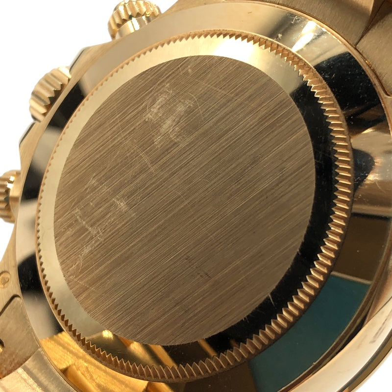 ロレックス ROLEX デイトナ 116508 ブラック K18YG メンズ 腕時計