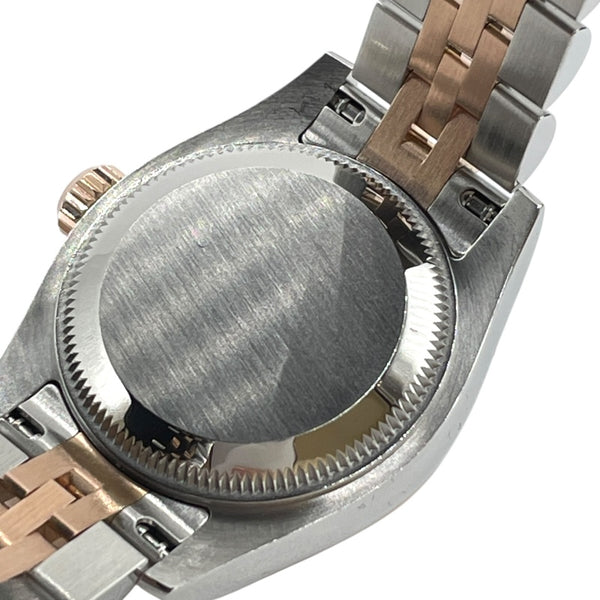 ロレックス ROLEX デイトジャスト26　ロータスフラワーブラックシェル 179171 ブラック PG/SS レディース 腕時計