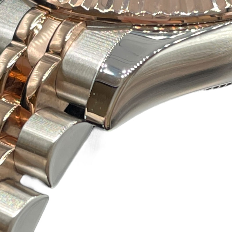 ロレックス ROLEX デイトジャスト26　ロータスフラワーブラックシェル 179171 ブラック PG/SS レディース 腕時計