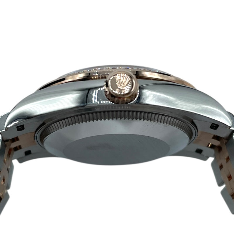 ロレックス ROLEX デイトジャスト31　ホワイトシェル 278381RBR シルバー PG/SS 自動巻き レディース 腕時計