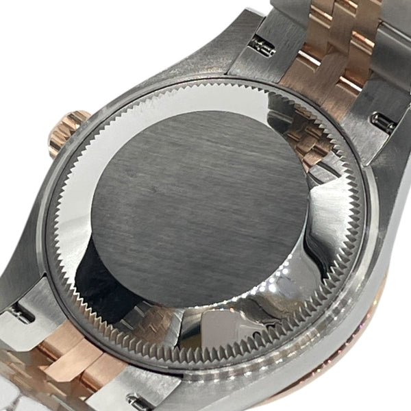 ロレックス ROLEX デイトジャスト31　ホワイトシェル 278381RBR シルバー PG/SS 自動巻き レディース 腕時計