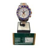 ロレックス ROLEX ヨットマスター2 116681 ホワイト PG/SS 自動巻き メンズ 腕時計