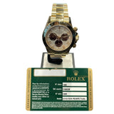 ロレックス ROLEX デイトナ　ホワイト/ブラック 116528 ホワイト/ブラック K18YG メンズ 腕時計