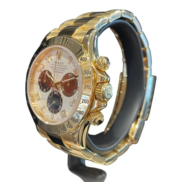 ロレックス ROLEX デイトナ　ホワイト/ブラック 116528 ホワイト/ブラック K18YG メンズ 腕時計