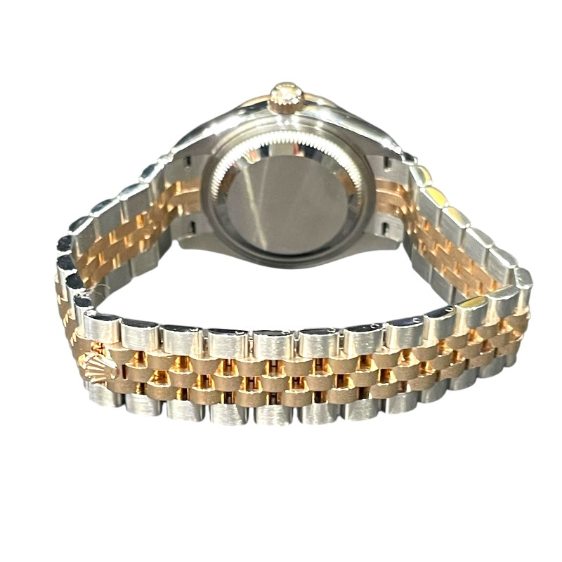 ロレックス ROLEX デイトジャスト28　チョコ 279381RBR チョコ PG/SS レディース 腕時計