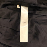 セリーヌ CELINE ドットフリルワンピース 2R217020D ブラック×ゴールド シルク レディース ワンピース