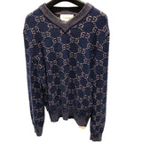 グッチ GUCCI GGジャガードニットセーター 614744 コットン コットン メンズ セーター