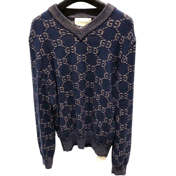 グッチ GUCCI GGジャガードニットセーター 614744 コットン コットン メンズ セーター