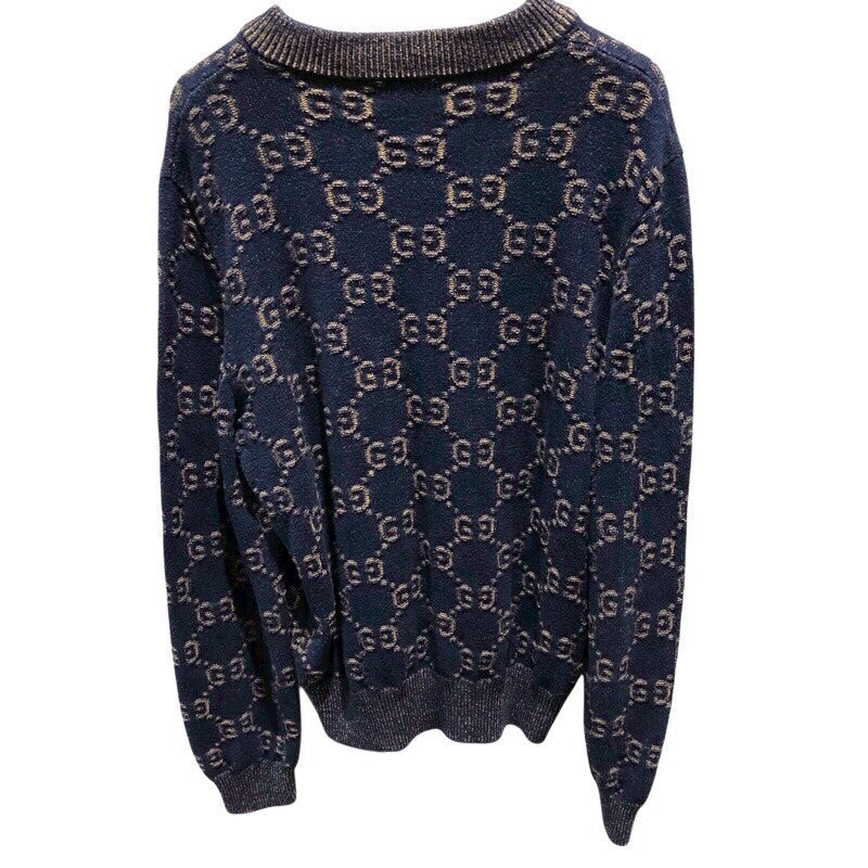 グッチ GUCCI GGジャガードニットセーター 614744 コットン コットン メンズ セーター