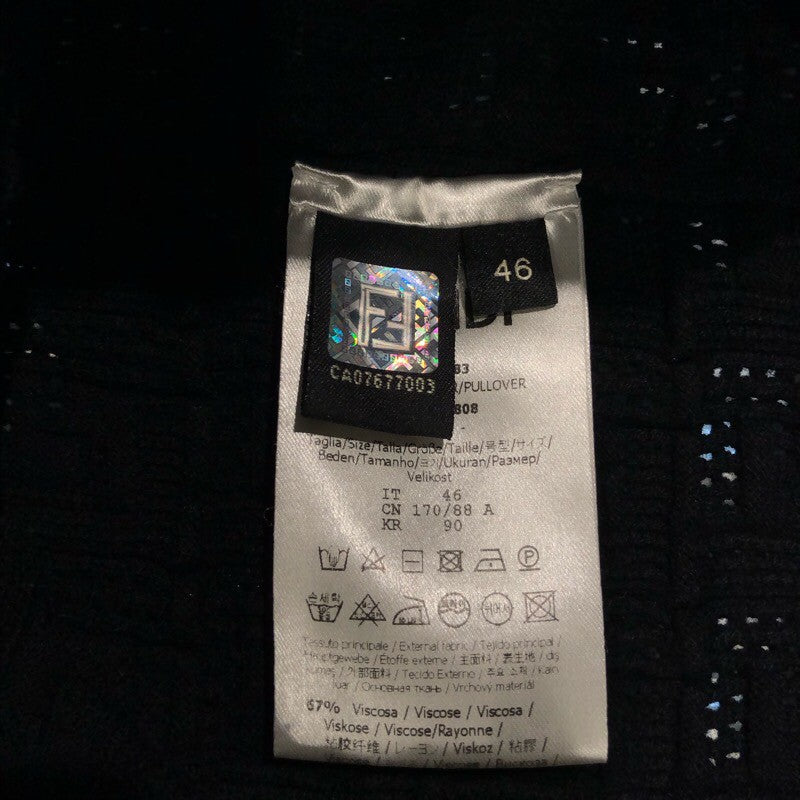 フェンディ FENDI FF総柄 FZY431 レーヨン メンズ セーター