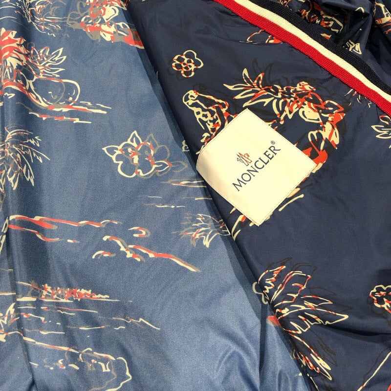 モンクレール MONCLER ANTON　総柄ナイロンジャケット マルチカラー ナイロン ナイロン メンズ ナイロンジャケット