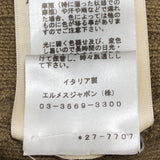 エルメス HERMES パフスリーブ半袖ニットセーター 2H666D6 ブラウン ウール レディース ニット