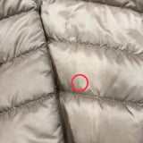 モンクレール MONCLER LANSダウンジャケット ベージュ ナイロン100 ダウン90フェザー10 レディース ダウンジャケット