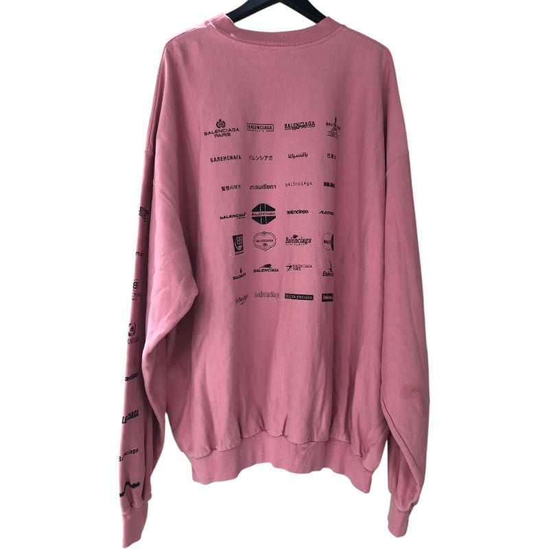 バレンシアガ BALENCIAGA ロゴプリントスウェットシャツ 720462 コットン ユニセックス スウェット