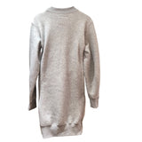 サカイ SACAI サイドジップワンピース グレー コットン レディース ワンピース