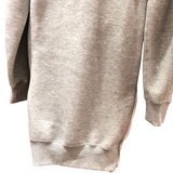 サカイ SACAI サイドジップワンピース グレー コットン レディース ワンピース