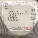 サカイ SACAI サイドジップワンピース グレー コットン レディース ワンピース