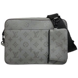 ルイ・ヴィトン LOUIS VUITTON デュオ・メッセンジャー M46104 グレー モノグラム・シャドウ メンズ ショルダーバッグ