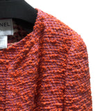 シャネル CHANEL ツイードアンサンブル P14337 オレンジ ツイード レディース その他アウター