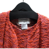シャネル CHANEL ツイードアンサンブル P14337 オレンジ ツイード レディース その他アウター