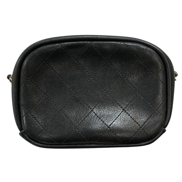 シャネル CHANEL マトラッセカメラバッグ AS0137 ブラック/ゴールド金具 カーフ レディース ショルダーバッグ