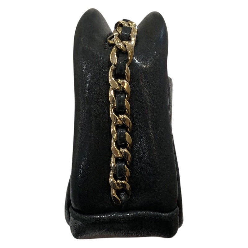 シャネル CHANEL マトラッセカメラバッグ AS0137 ブラック/ゴールド金具 カーフ レディース ショルダーバッグ